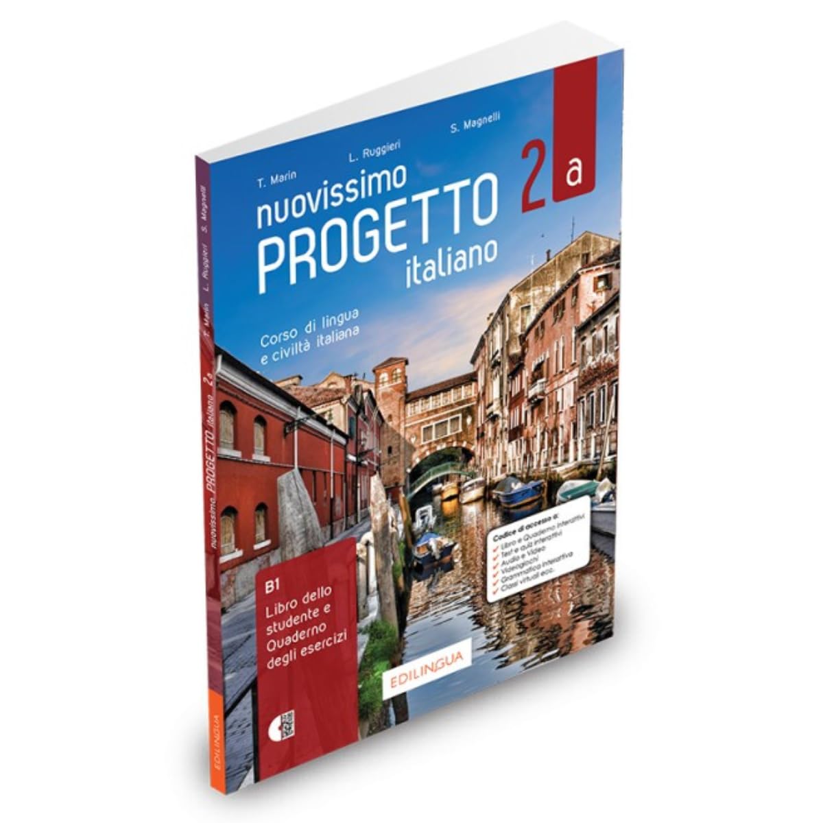 Libro: Nuovissimo Progetto italiano. Corso di lingua e civiltà italiana. B1 (Vol. 2A): IDEE online code - Libro dello studente e Quaderno degli esercizi