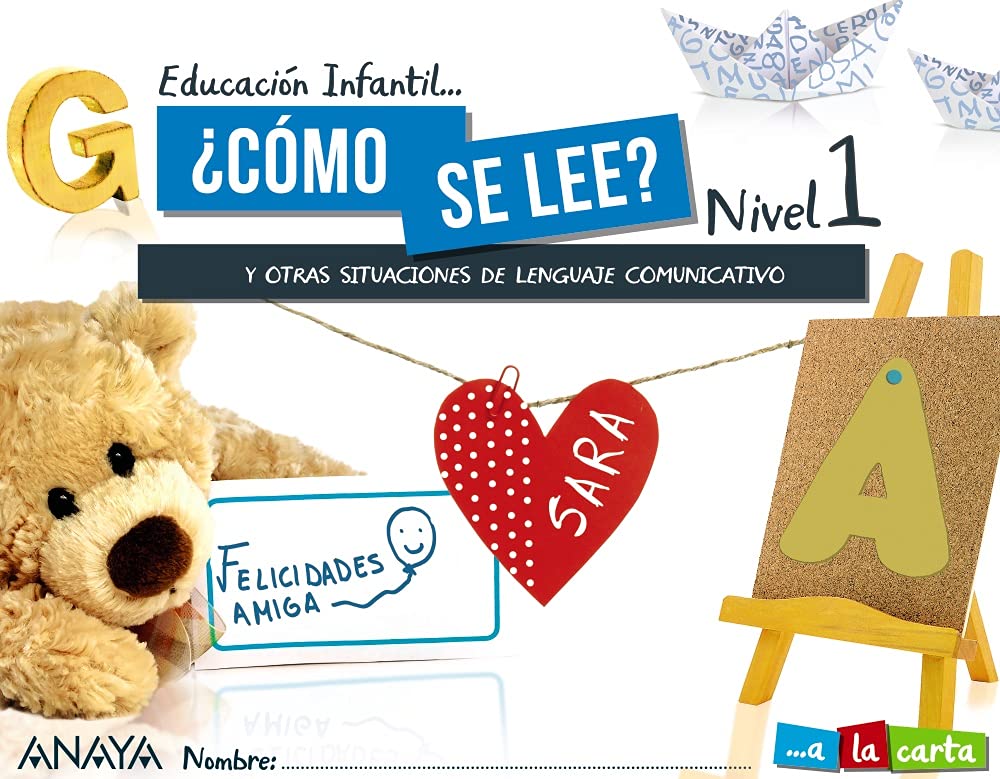 Libro: ¿Cómo se lee? Nivel 1.