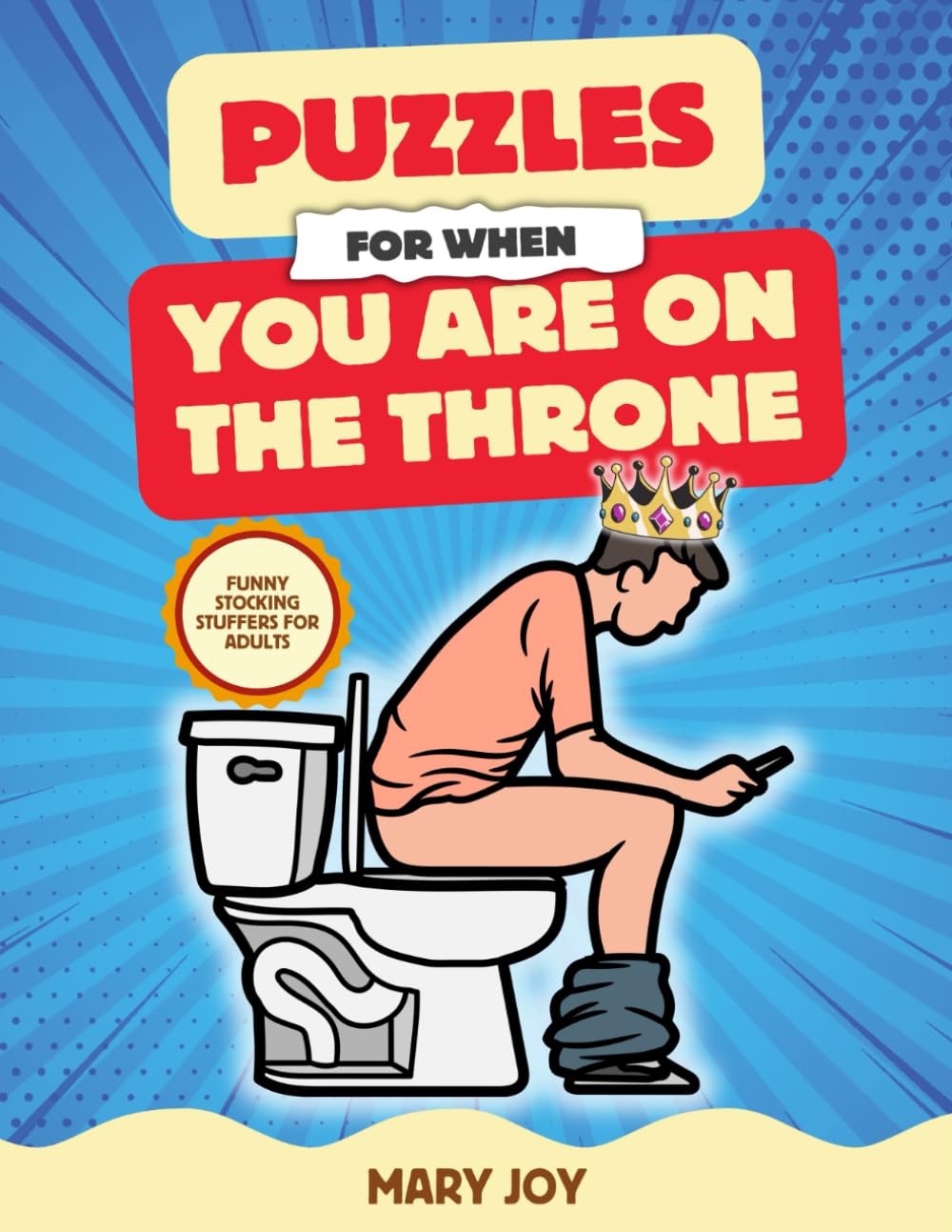 Libro: Funny Stocking Stuffers for Adults - Puzzles for When You're on the Throne: Over 150 Riddles and Brain Teasers to Solve on the Toilet | A Silly and Fun Secret Santa Gift for Coworkers and Friends