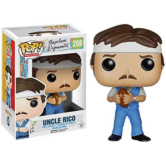 Funko POP Movies: Napoleon Dynamite - Uncle Rico Figura de Acción