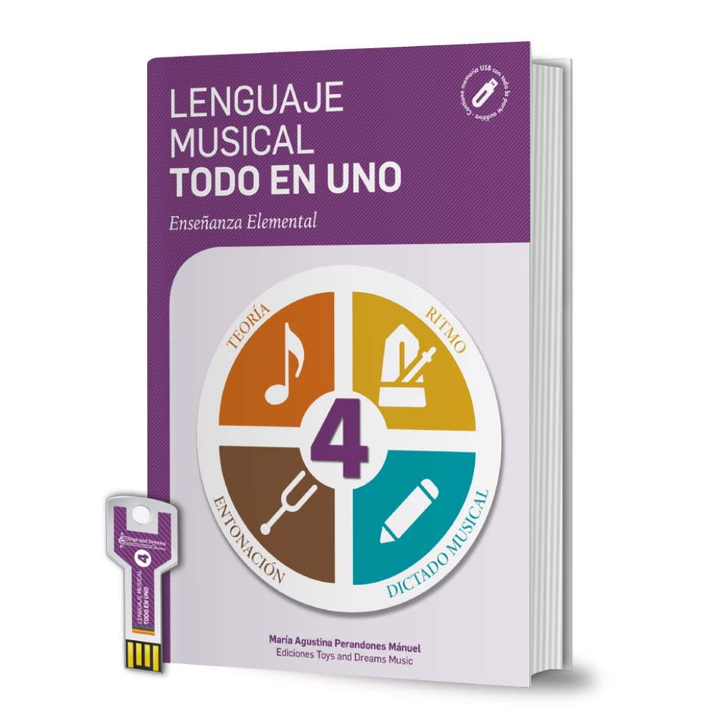 Libro: LENGUAJE MUSICAL TODO EN UNO 4º NIVEL