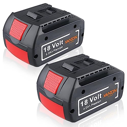 Batería-de-repuesto-VANON-BAT609-de-6000-mAh-para-herramientas-eléctricas-inalámbricas-Bosch-de-18-V-(2-unidades)