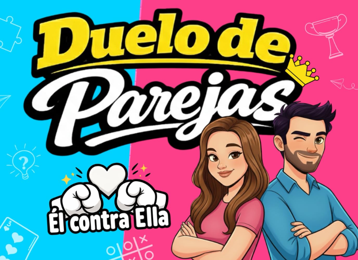 Libro: El Duelo de Parejas: Retos y juegos uno contra uno para divertirse, competir y romper la rutina.Ideal para San Valentín y Aniversarios.