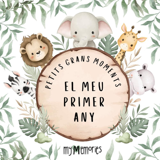 El meu primer any. Petits grans moments.: Regal àlbum de fotos per a nadó recent nascut, amb els records, fites i assoliments més memorables del ... Fotos de mida estàndard 10x15. (Álbum Bebé)