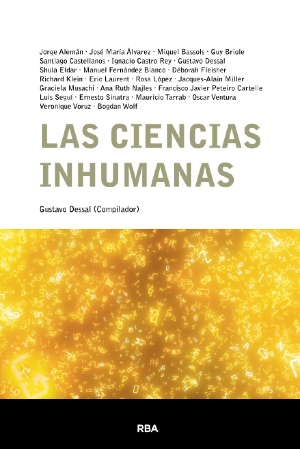 Libro: Las ciencias inhumanas: 001 (Escuela Lacaniana)