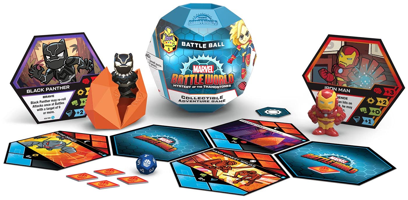 Funko Marvel Battleworld: Battle Ball Series 1 - Collectible Adventure Game, Ages 6 and Up