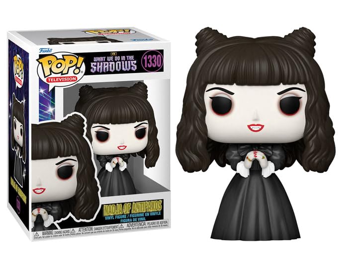 Funko What We Do in The Shadows + Protector: Pop! TV Figura de Vinilo (Bundled with ToyBop Box Protector Collector Case) (Nadja of Antipaxos)
