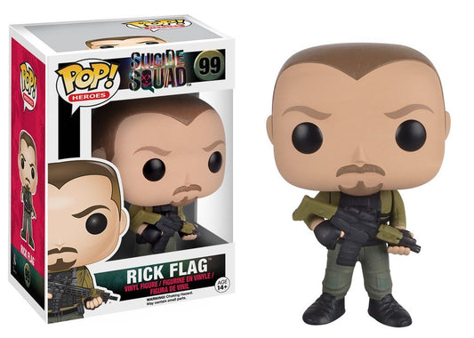Funko POP Movies: Suicide Squad Figura de Acción, Rick Flag