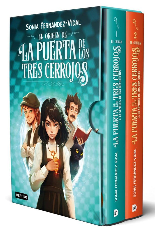 Estuche El Origen de la puerta de los tres cerrojos (La isla del tiempo)