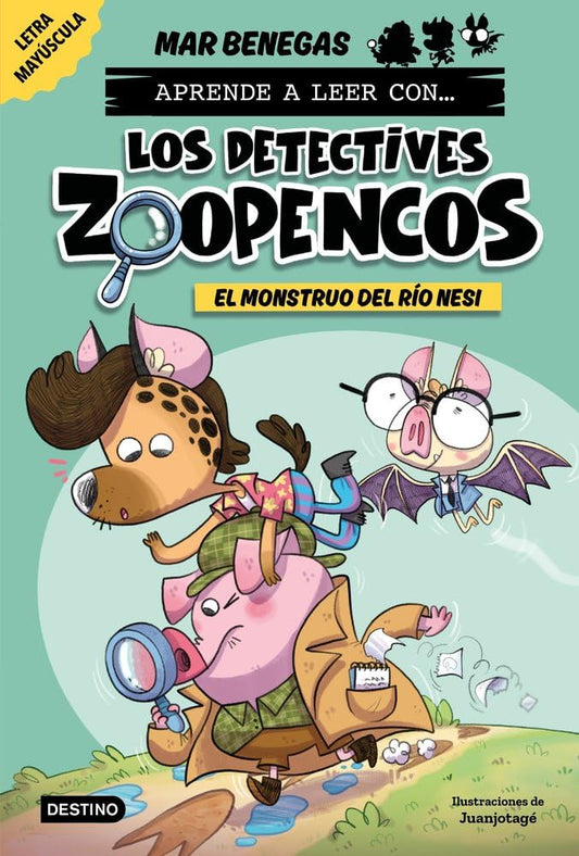 Aprender a leer con... Los Detectives Zoopencos 1. El monstruo del río Nesi: En letra MAYÚSCULA para aprender a leer (libros para niños a partir de 5 años). Elige tu propia historia