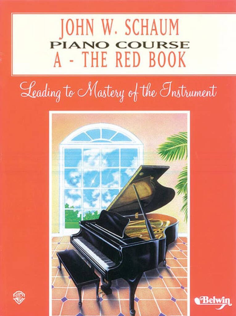 Libro: John W. Schaum Piano Course: A -- The Red Book