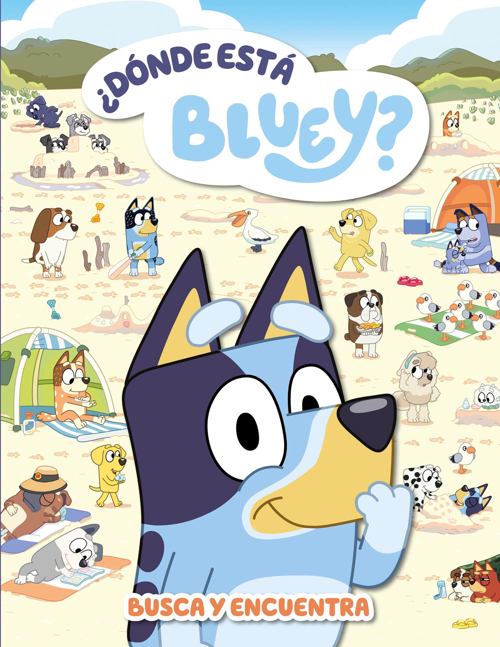 Bluey. Actividades - ¿Dónde está Bluey? (edición en español): Busca y encuentra (Pequeños curiosos)
