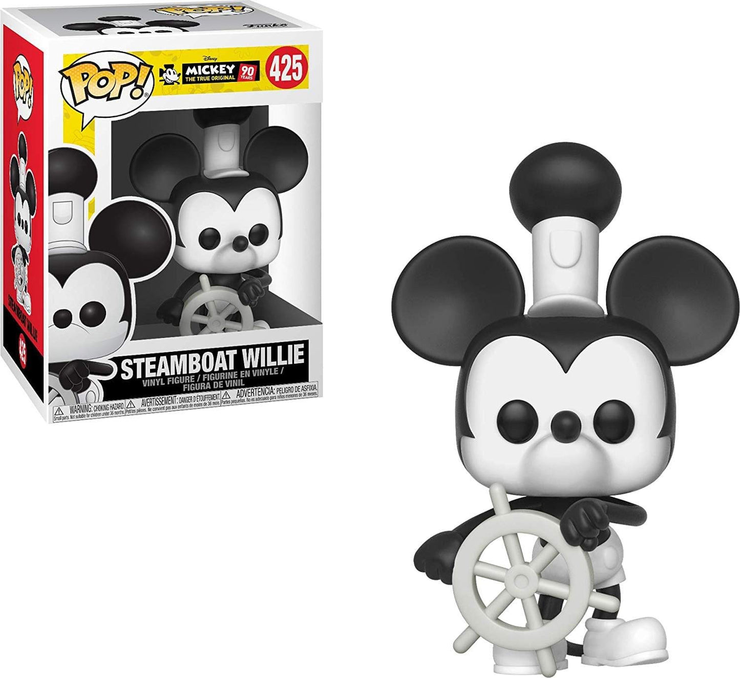 Funko Pop! Disney: Steamboat Willie 90th Anniversary - Mickey Mouse