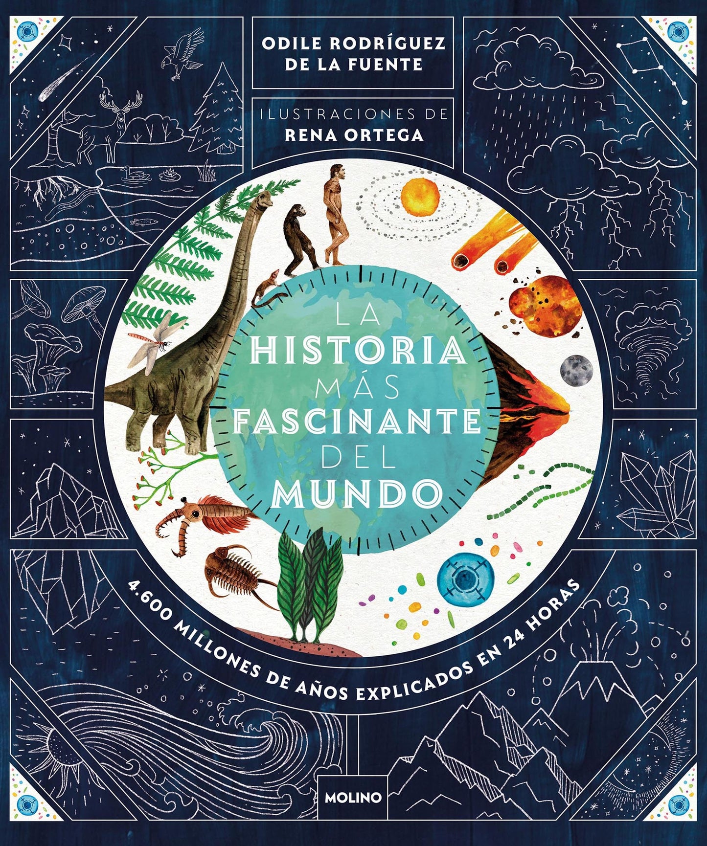 Libro: La historia más fascinante del mundo: Historia de la tierra comprimida en un reloj (No ficción infantil)