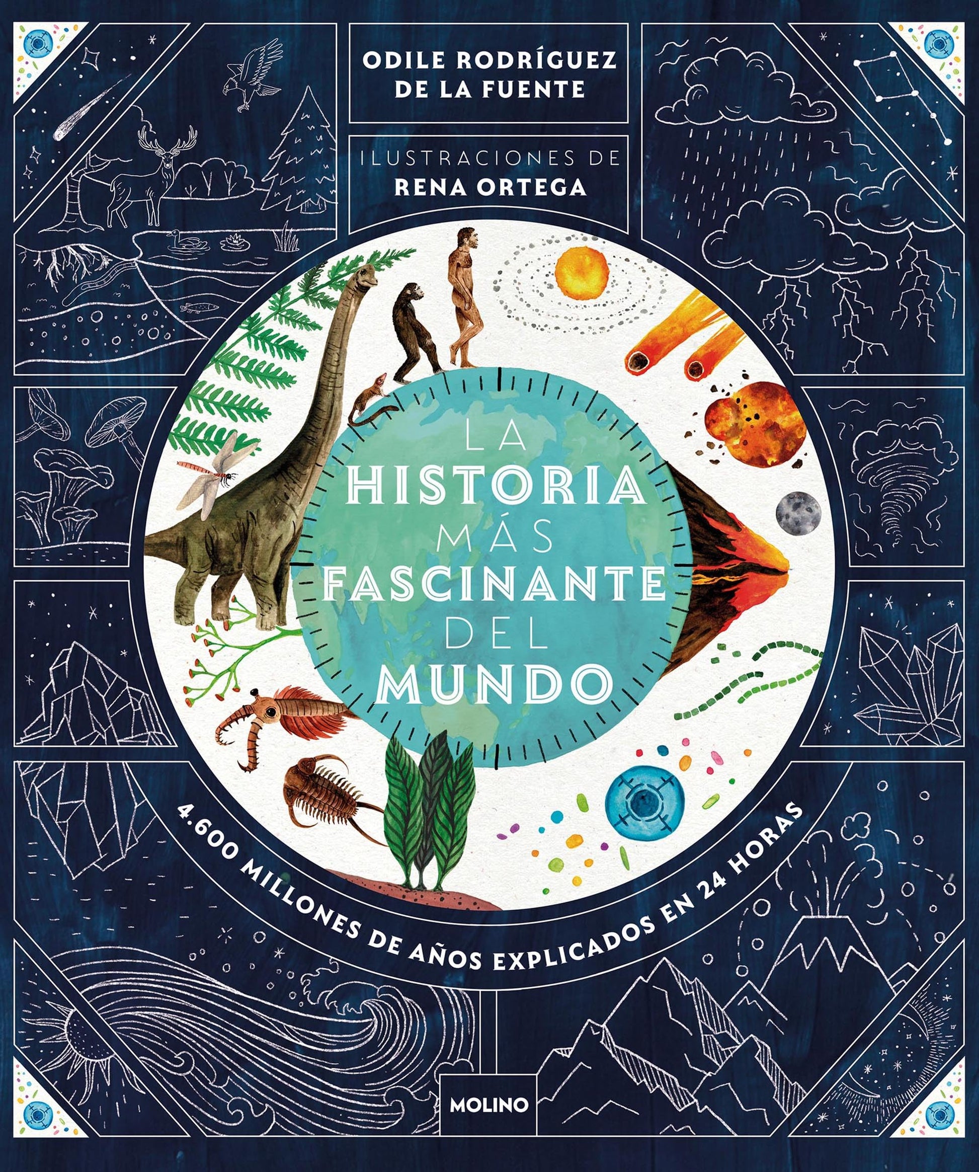 Libro: La historia más fascinante del mundo: Historia de la tierra comprimida en un reloj (No ficción infantil)