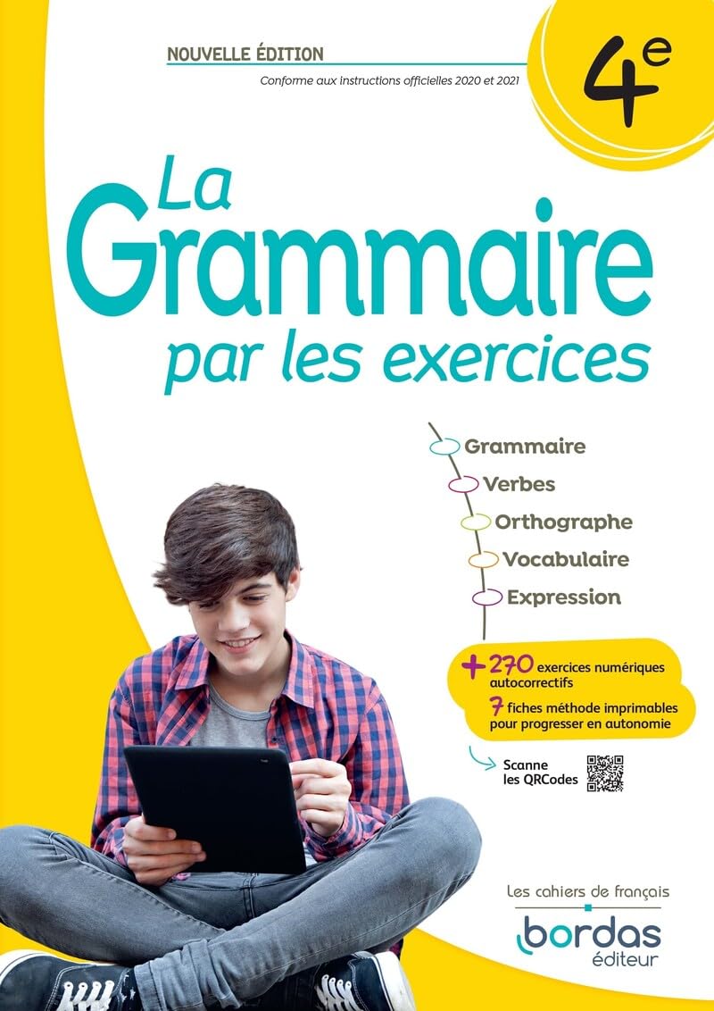 Libro: La grammaire par les exercices - 4e - 2023 - Cahier - élève