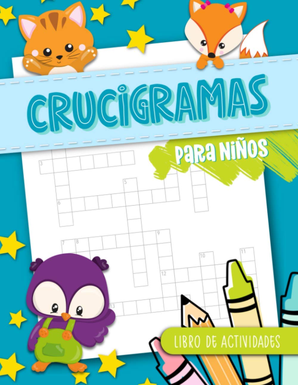 Libro: Crucigramas para niños - Libro de actividades