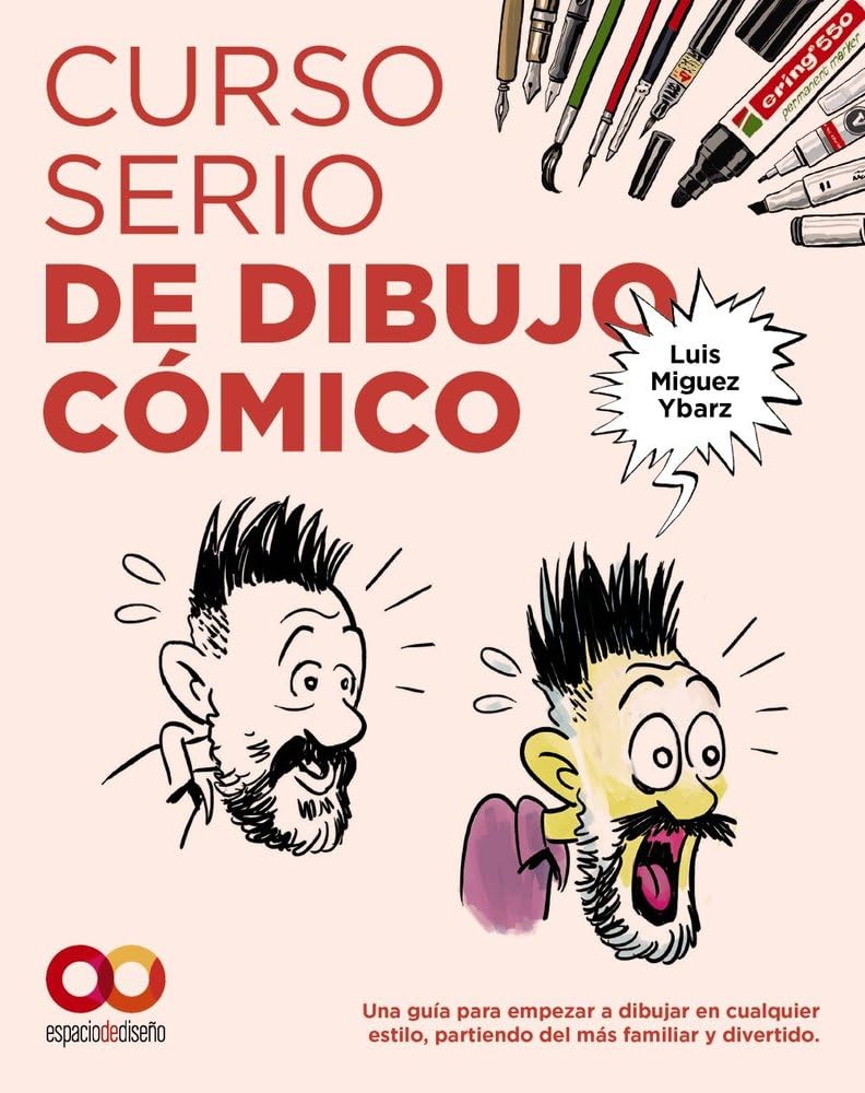 Libro: Curso serio de dibujo cómico (ESPACIO DE DISEÑO)