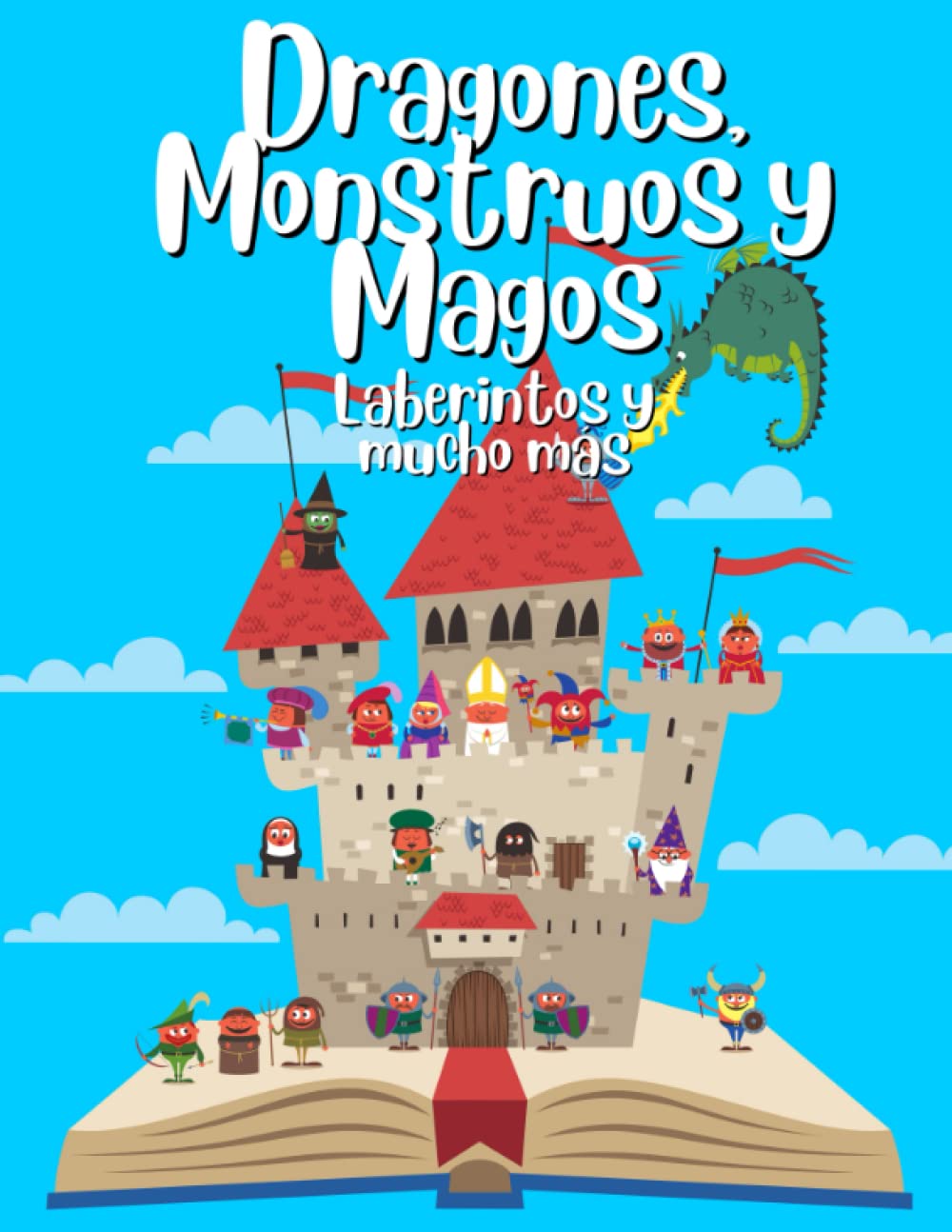 Libro: Laberintos y Mucho Más: Dragones, Monstruos y Magos para Niños y Niñas de 4 a 9 Años (EN COLOR): Libro de Actividades Infantil y Preescolar con Laberintos, Rompecabezas y Pasatiempos (Spanish Edition)