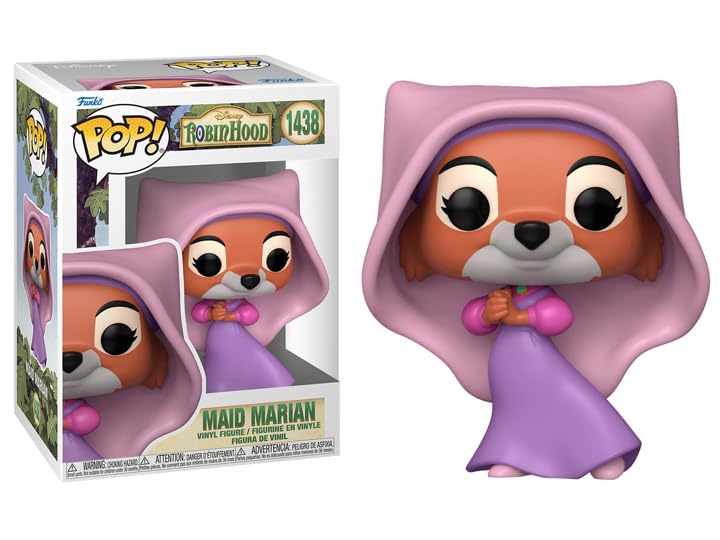 Funko Pop Robin Hood + Protector: Pop! Disney Figura de Vinilo (Gift Set Bundled with ToyBop Box Protector Collector Case) (Maid Marian)