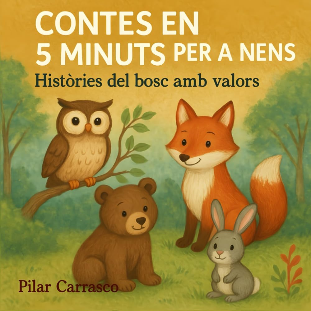 Libro: Contes de 5 minuts per a nens.: Històries del bosc amb valors per llegir abans d’anar a dormir. Per a nens de 3 a 8 anys.