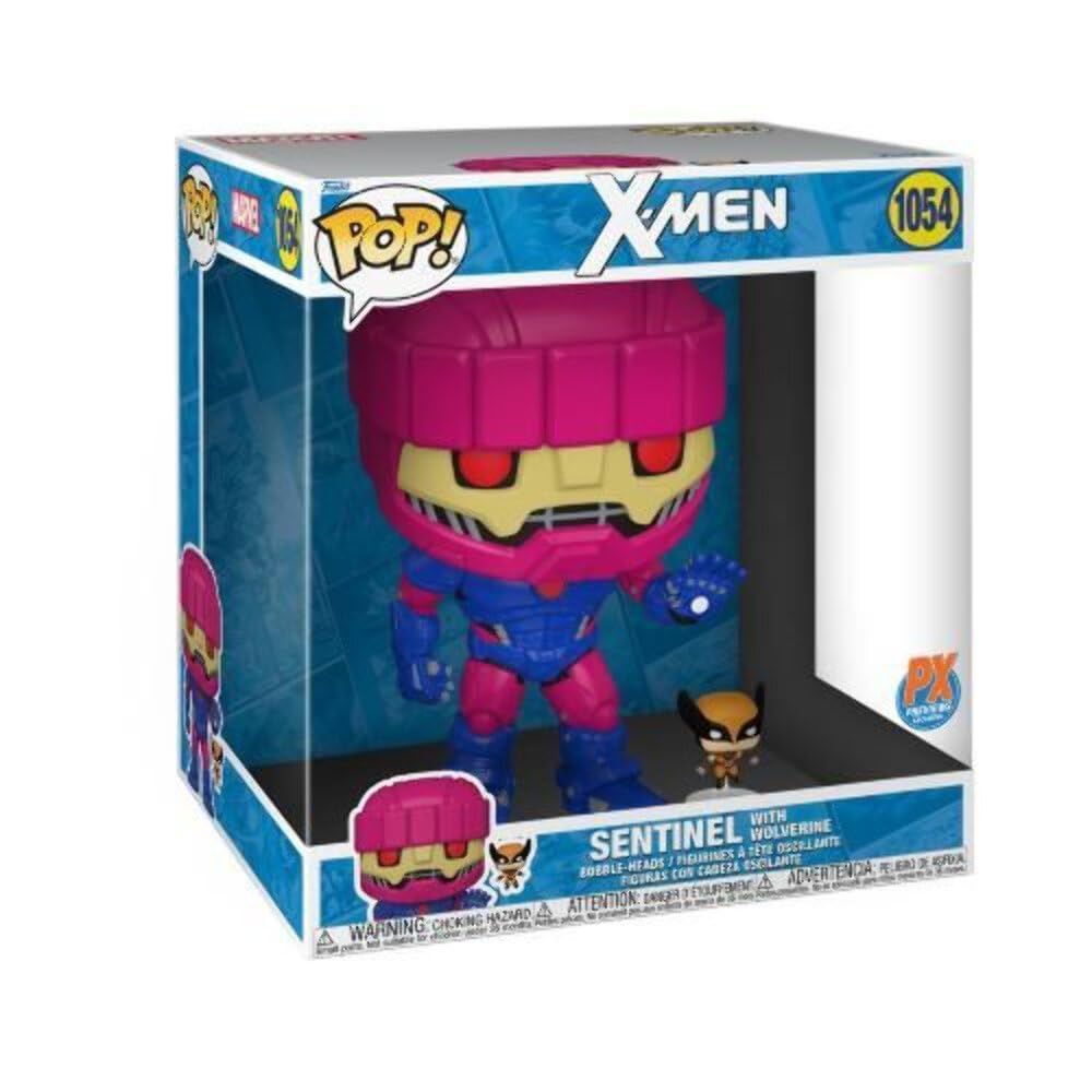Funko Pop! Jumbo: X-Men Sentinel with Wolverine Previews Exclusivo Figura de Vinilo