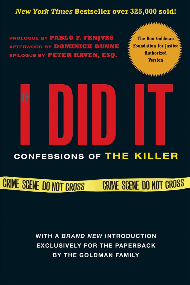 Libro: If I Did It: Confessions of the Killer