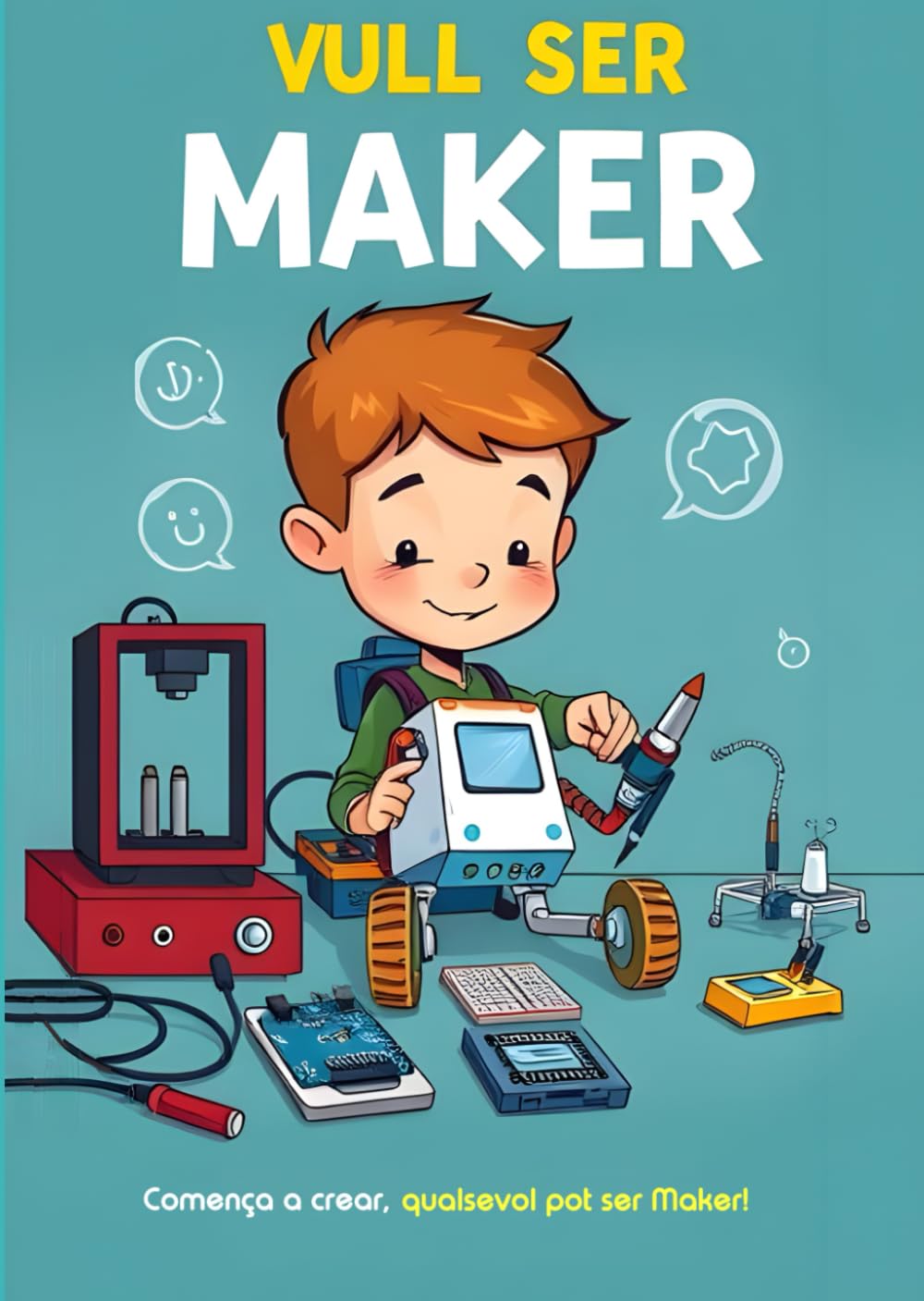 Libro: VULL SER MAKER: Comença a crear, qualsevol pot ser Maker! (VULL SER MAKER - LES AVENTURES DE L'EQUIP MAKER)