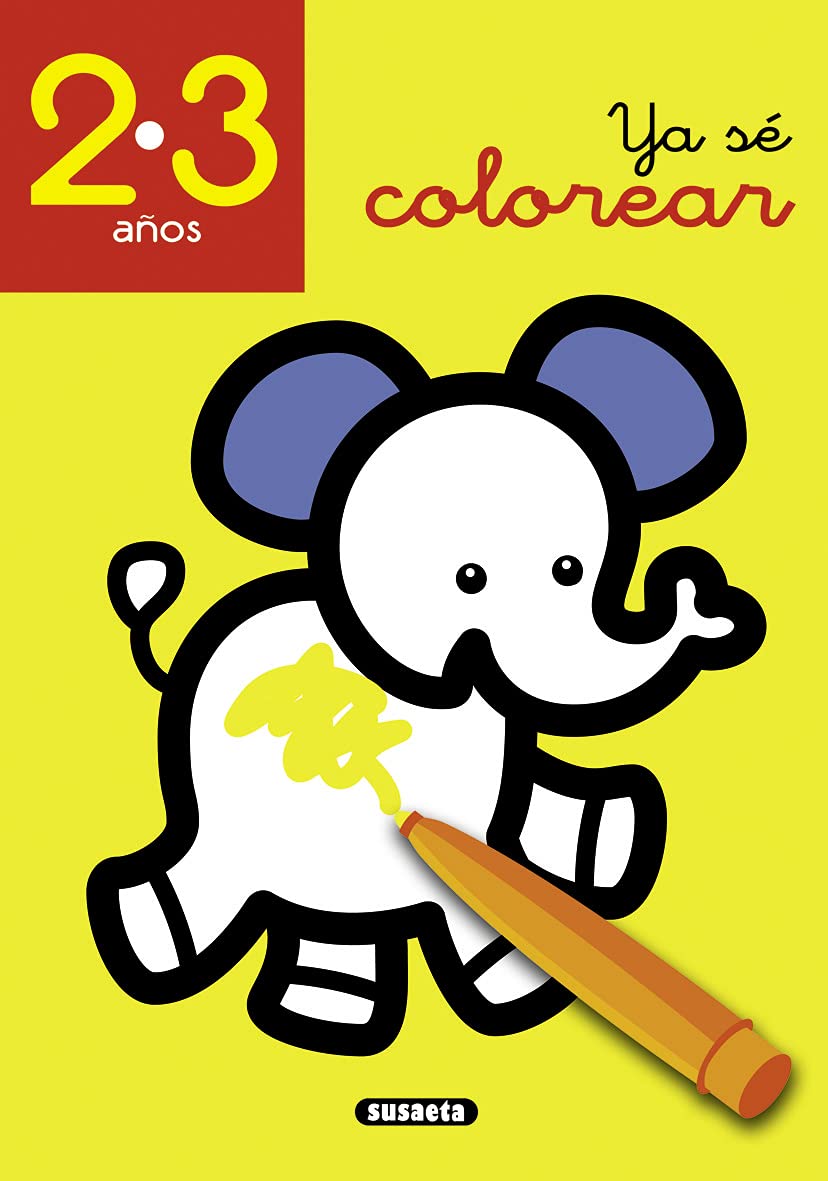 Libro: Susaeta - Ya sé colorear 2-3 años