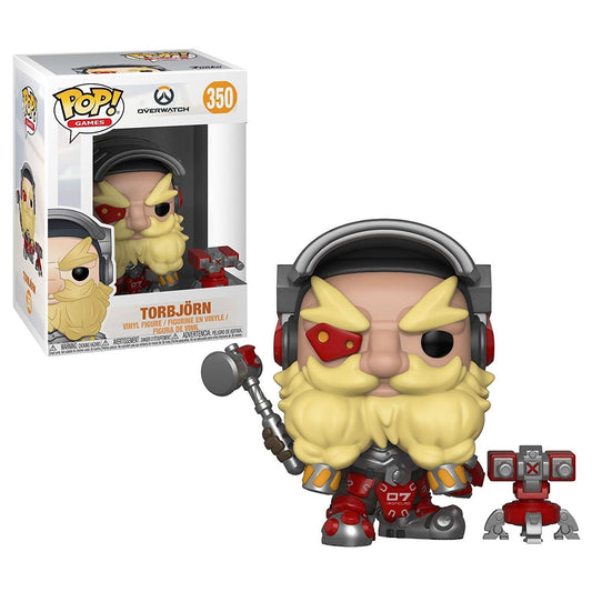 Funko Pop Games: Overwatch - Torbjörn Collectible Figura, Multicolor