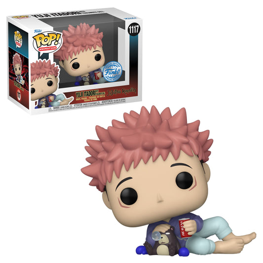 Funko Pop Animation Jujutsu Kaisen - Yuji Itadori with Tsukamoto Doll #1117 Figura de Vinilo