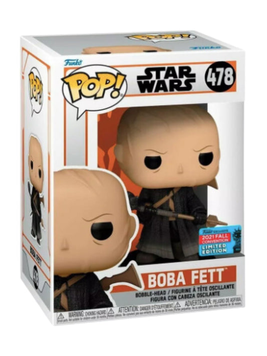 Funko El Mandaloriano POP! Star Wars Boba Fett Exclusivo Vinyl Bobble Head #478 [Tatooine]