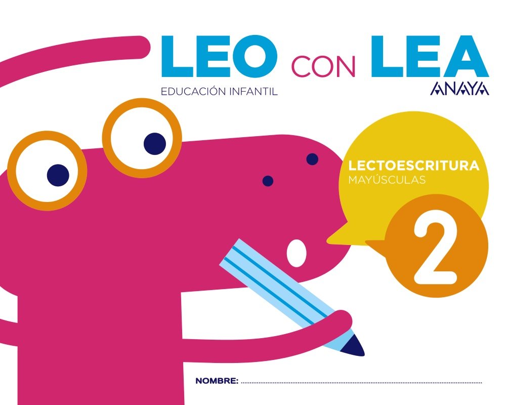 Libro: LEO CON LEA 2. Mayúsculas.
