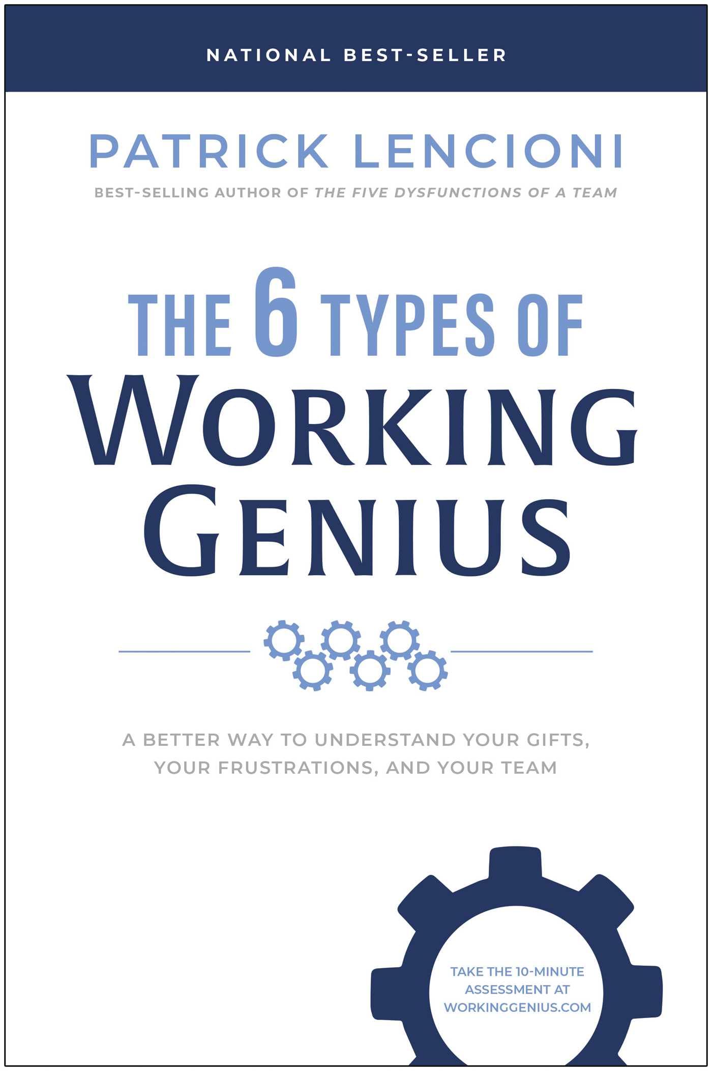 Libro: The 6 Types of Working Genius: A Better Way to Understand Your Gifts, Your Frustrations, and Your Team