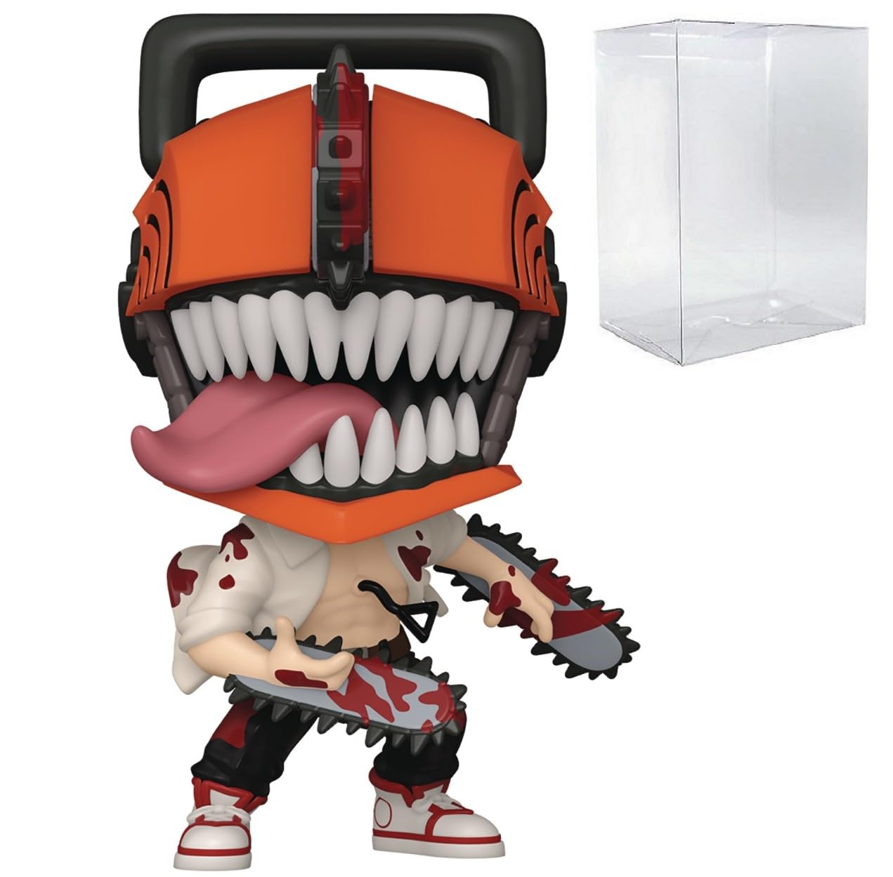 Funko Pop: POP Anime: [Chainsaw Man] - Bloody [Chainsaw Man] Limited Edition Chase Funko Figura de Vinilo (Bundled with Compatible Box Protector Case), Multicolored, 3.75 Pulgadas