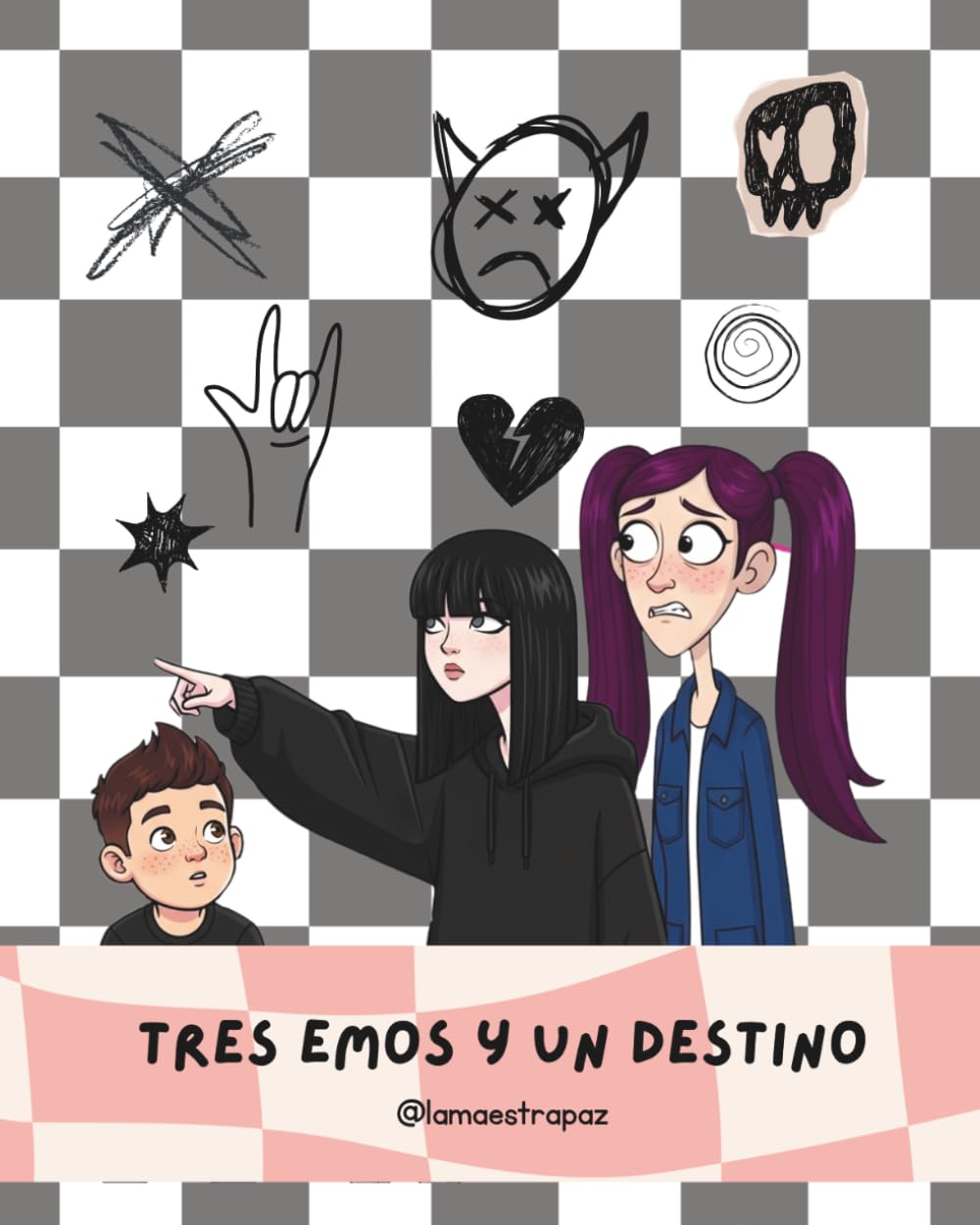 Libro: Tres emos y un destino: Una aventura de amistad, flequillos y bollos de mantequilla en Barakaldo. (Spanish Edition)