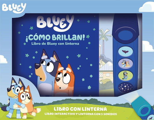 BLUEY: ¡COMO BRILLAN! - LIBRO DE BLUEY CON LINTERNA - PI KIDS (GLOW FAB)