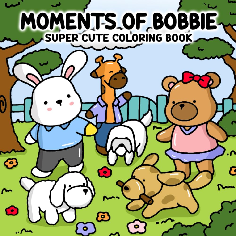 Libro: Bond of Bobbie: Super Cute Coloring Book for Adults and Teens with Delightful Animal Scenes and Charming Designs to Unwind With