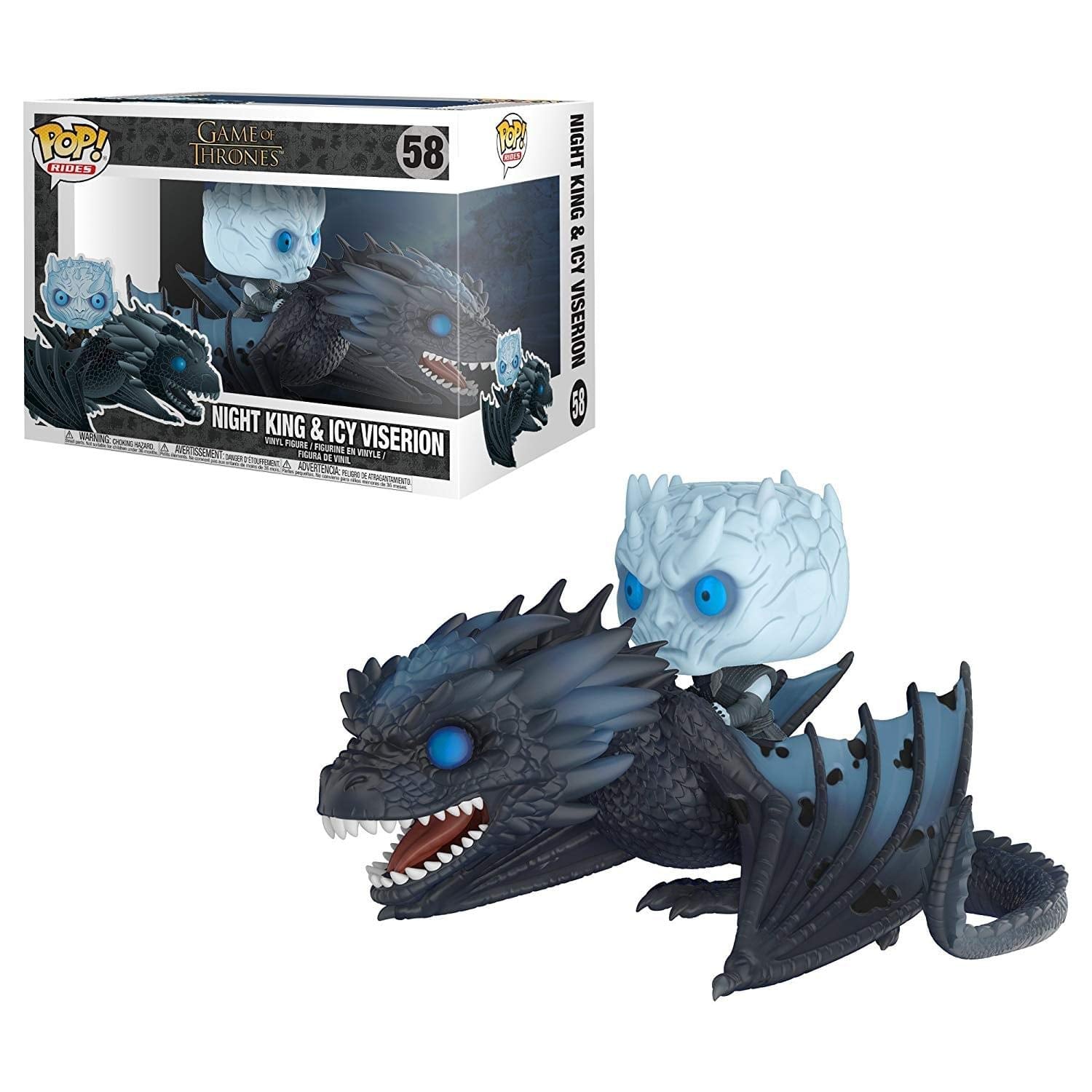 Funko Pop! Vehículos: Game of Thrones - Night King On Dragon Collectible Figura