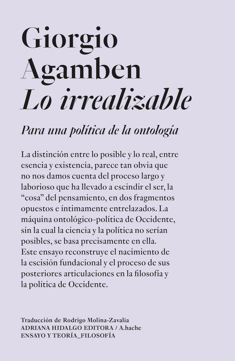 Libro: Lo Irrealizable