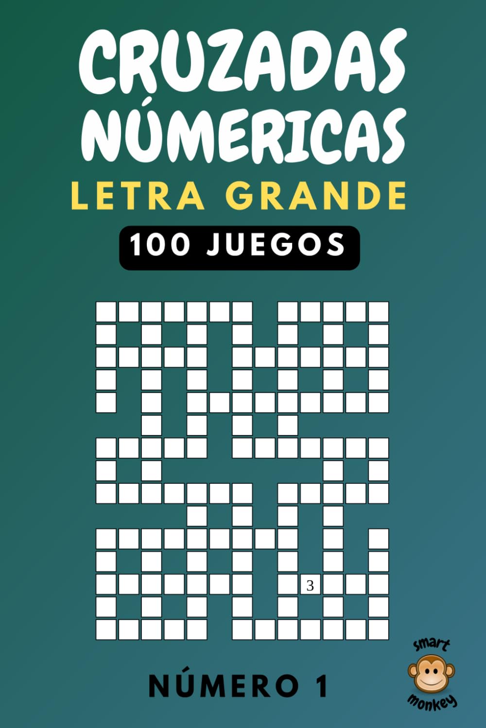 Libro: Cruzadas Númericas: Cuaderno de Pasatiempos para Adultos y Mayores con Letra Grande, 100 Juegos para Ejercitar la Memoria
