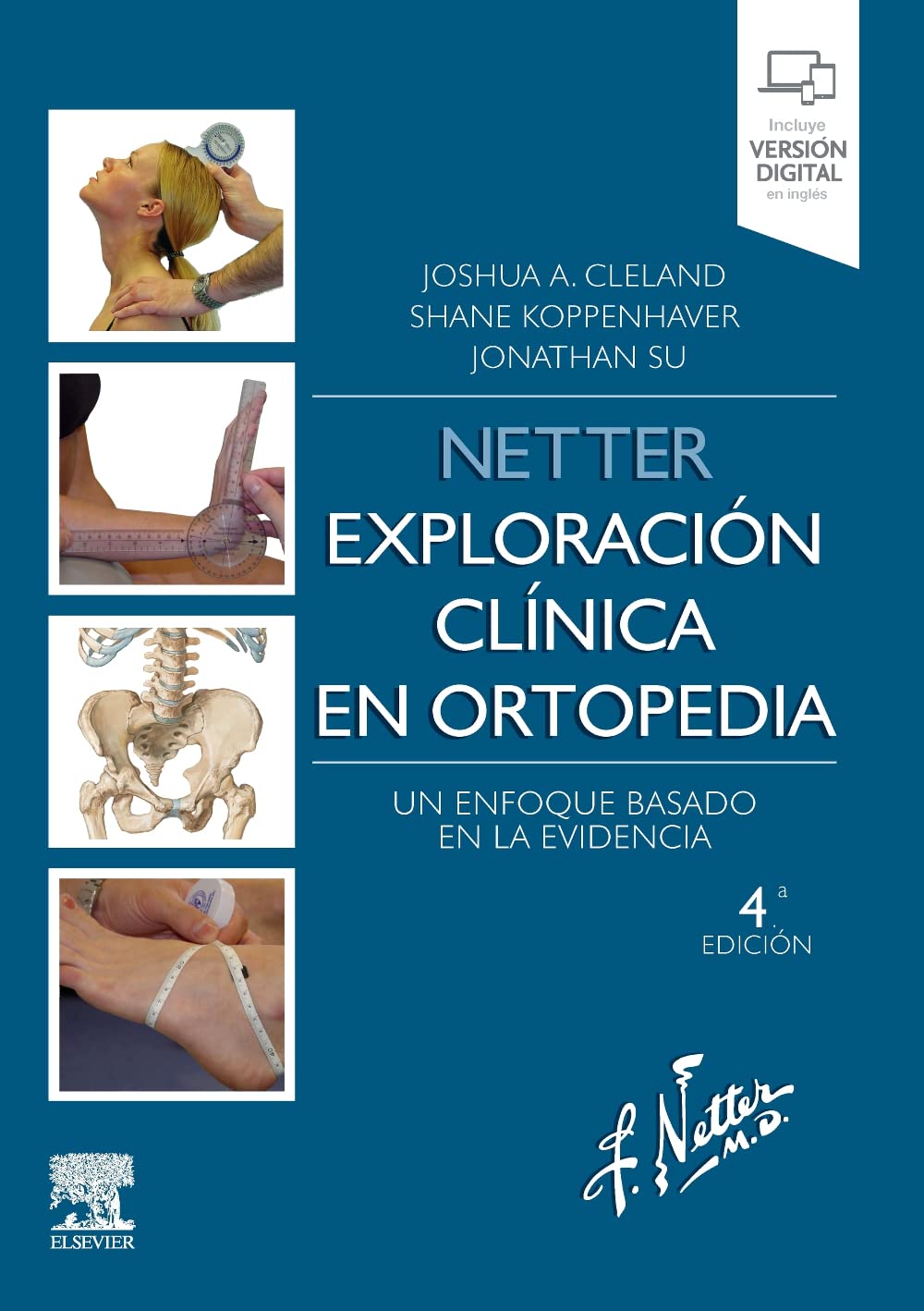 Libro: Netter. Exploración clínica en ortopedia: Un enfoque basado en la evidencia