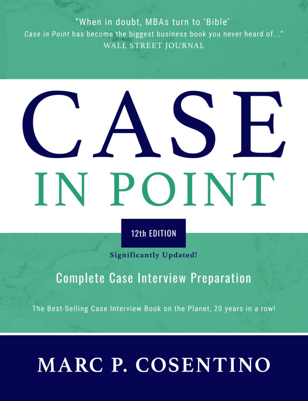 Libro: Case in Point 12: Complete Case Interview Preparation