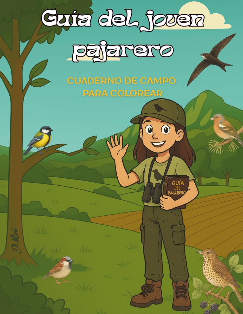Libro: Guía del joven pajarero: Cuaderno de campo para colorear (Spanish Edition)