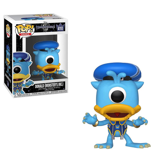 Funko Pop Disney: Kingdom Hearts 3 - Donald (Monsters Inc.) Collectible Figura, Multicolor