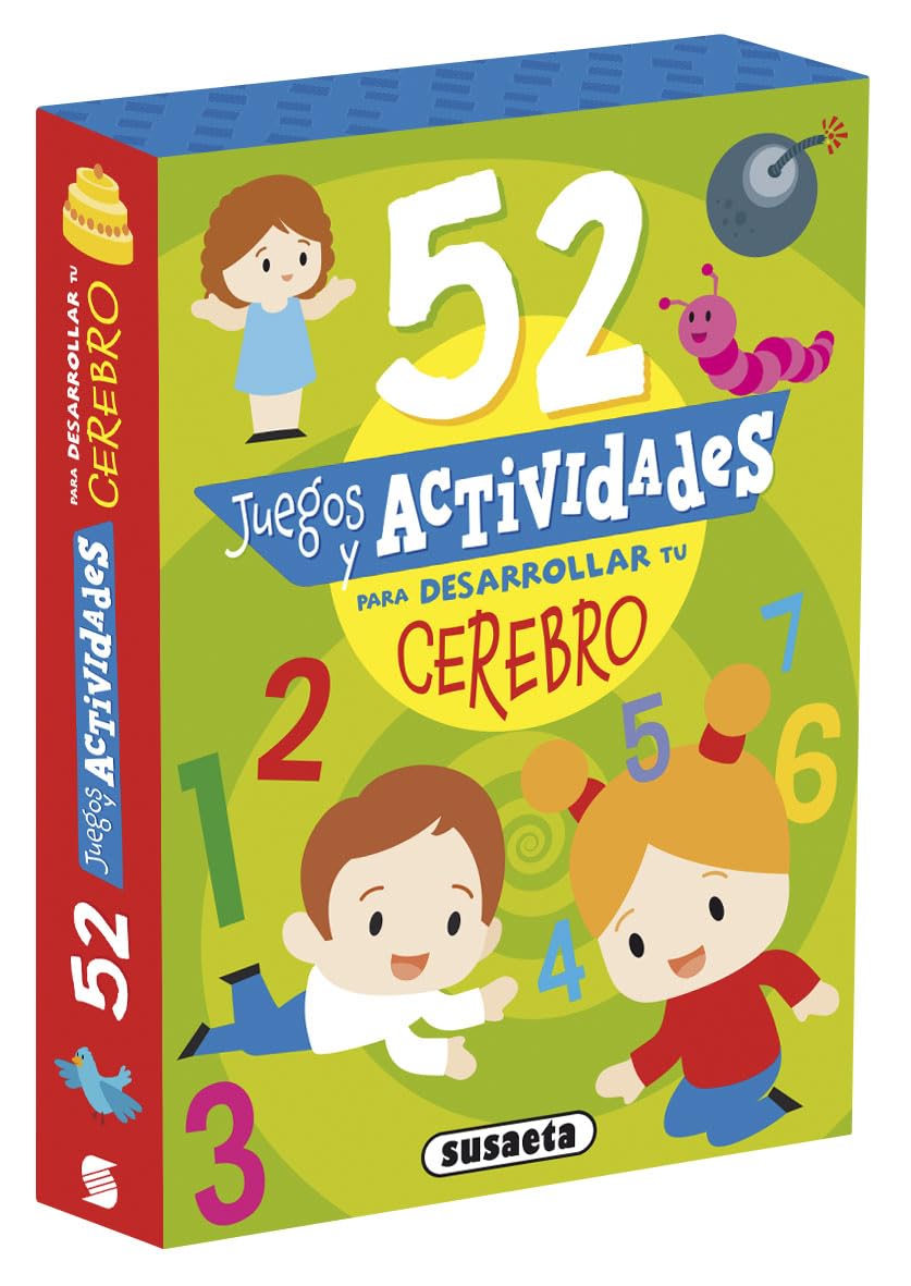 52 juegos y actividades para desarrollar tu cerebro (Barajas de juegos y actividades)
