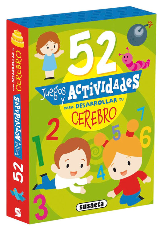 52 juegos y actividades para desarrollar tu cerebro (Barajas de juegos y actividades)