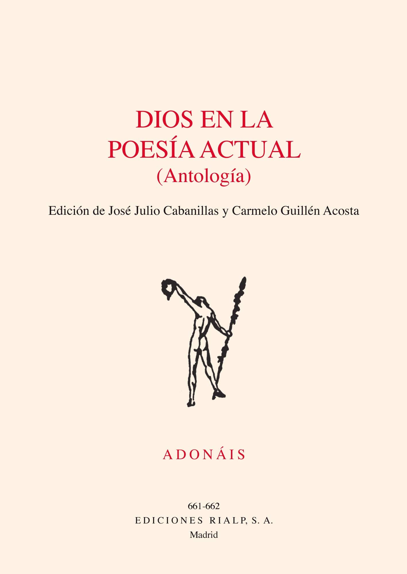 Libro: Dios en la poesía actual. Antología (Poesía. Adonáis)