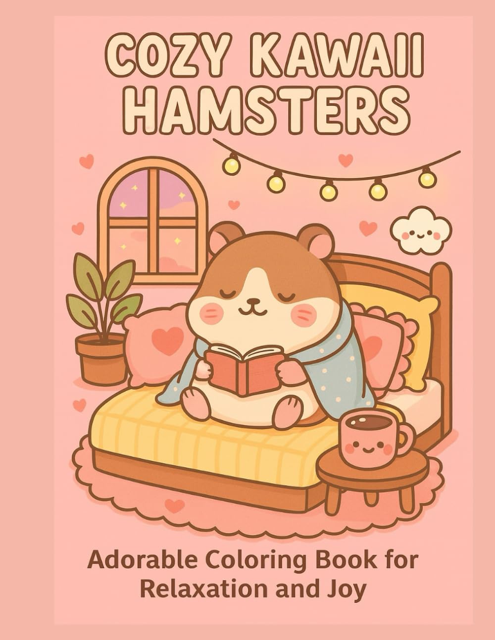 Libro: Cozy Kawaii Hamsters: Adorable Coloring Book for Relaxation and Joy