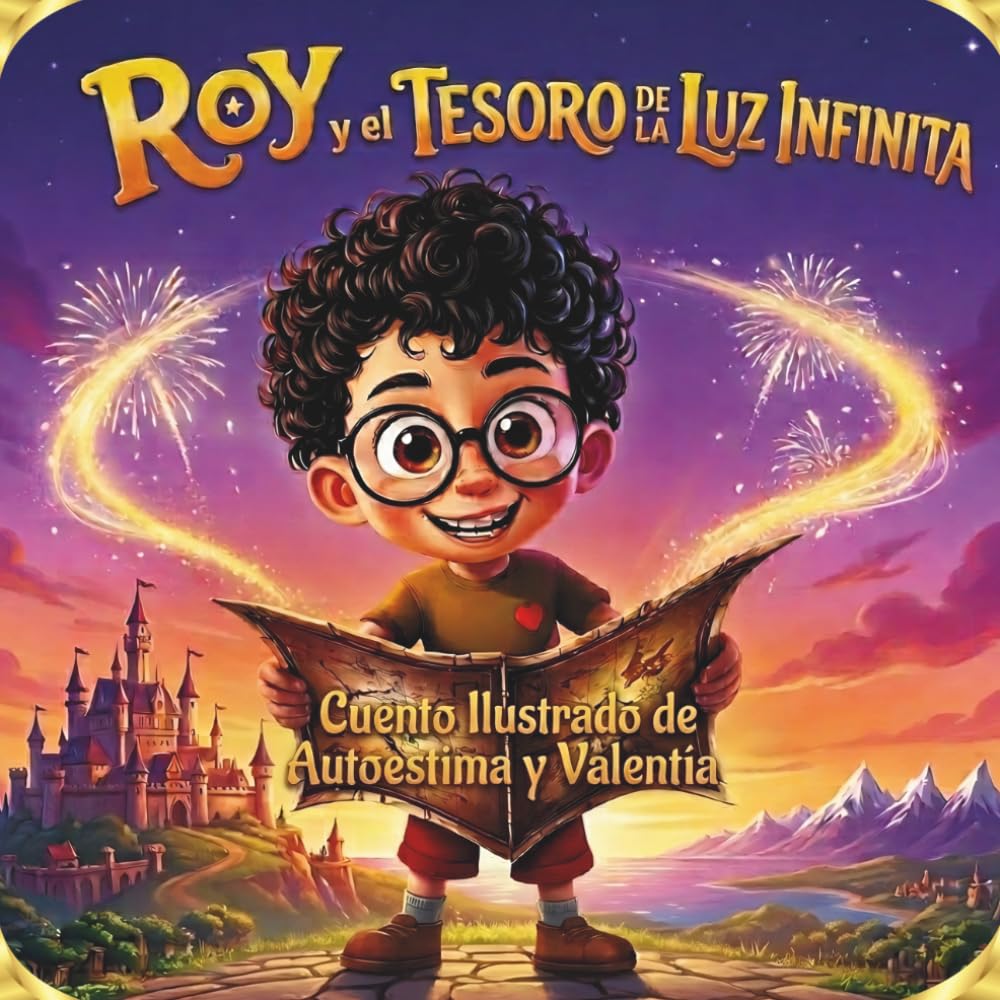 Libro: Roy y El Tesoro de la Luz Infinita: Un viaje de autodescubrimiento y valentía: Cuento ilustrado para niños sobre la autoestima, el poder interior y la confianza en uno mismo.